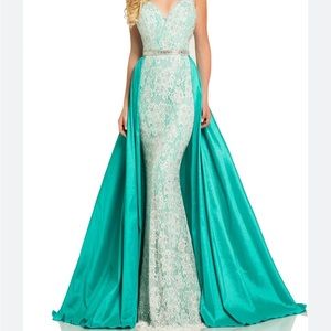 Johnathan Kayne Dress with cape